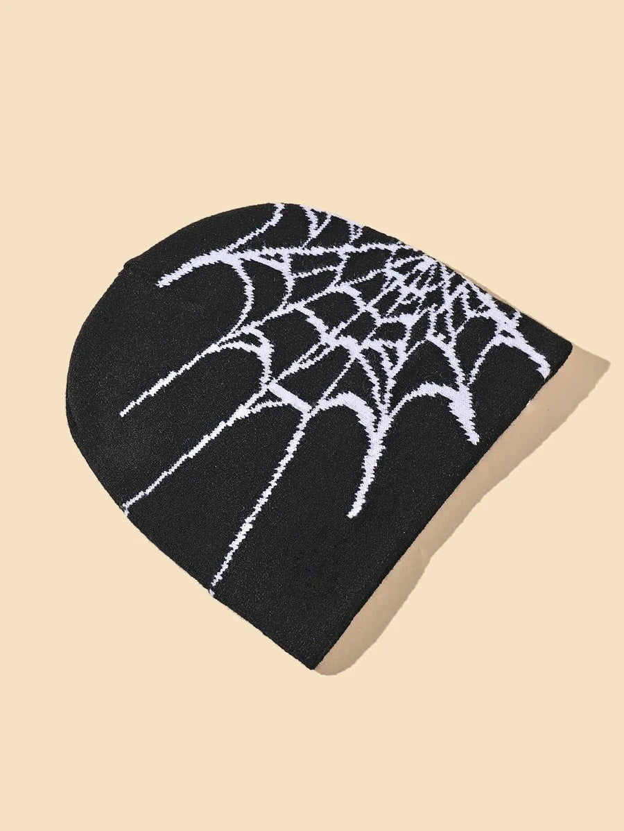 Spider Web Pattern Beanie