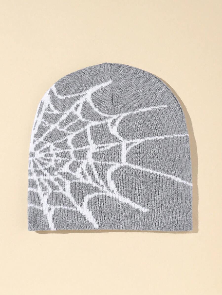 Spider Web Pattern Beanie