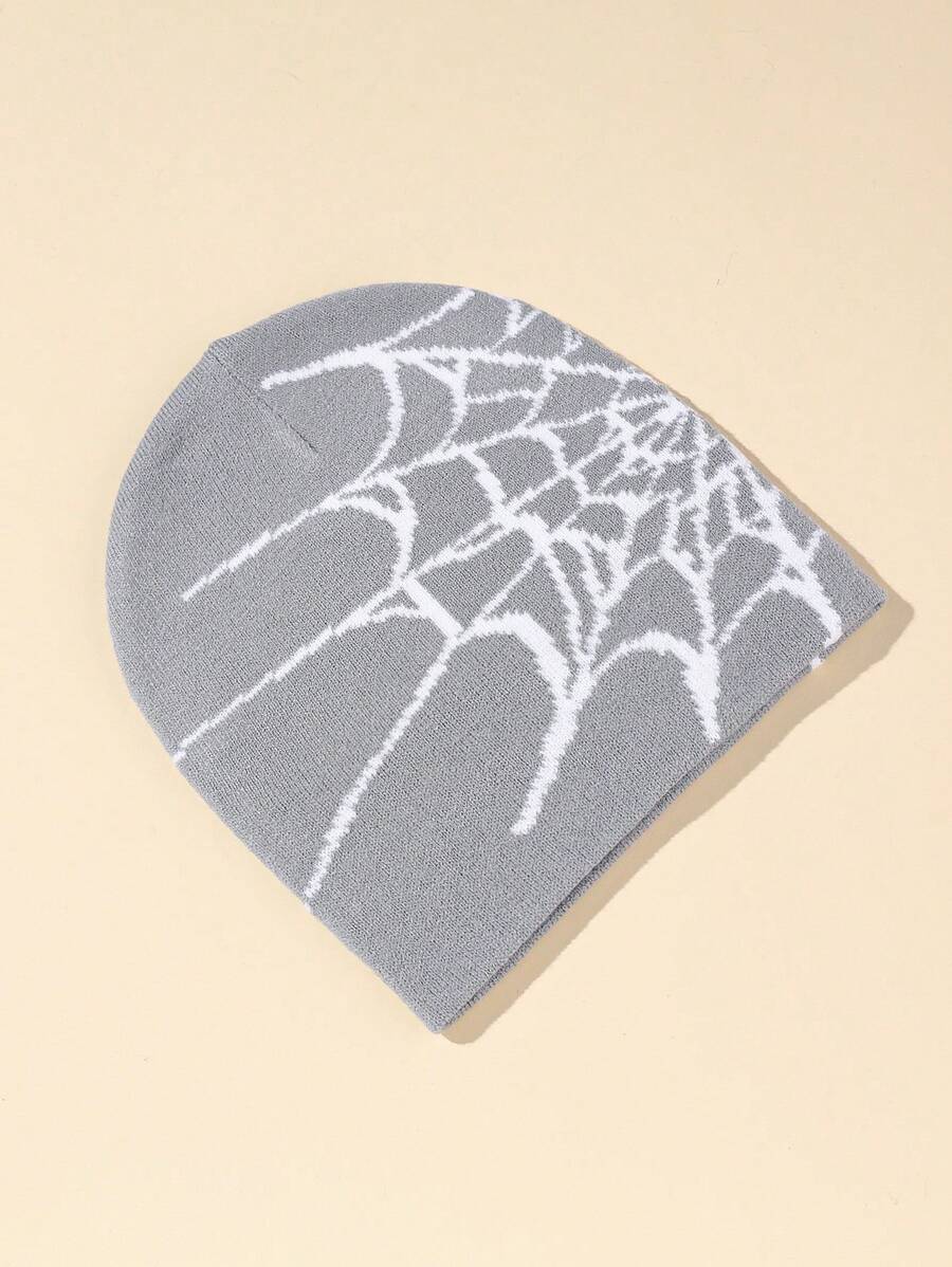 Spider Web Pattern Beanie