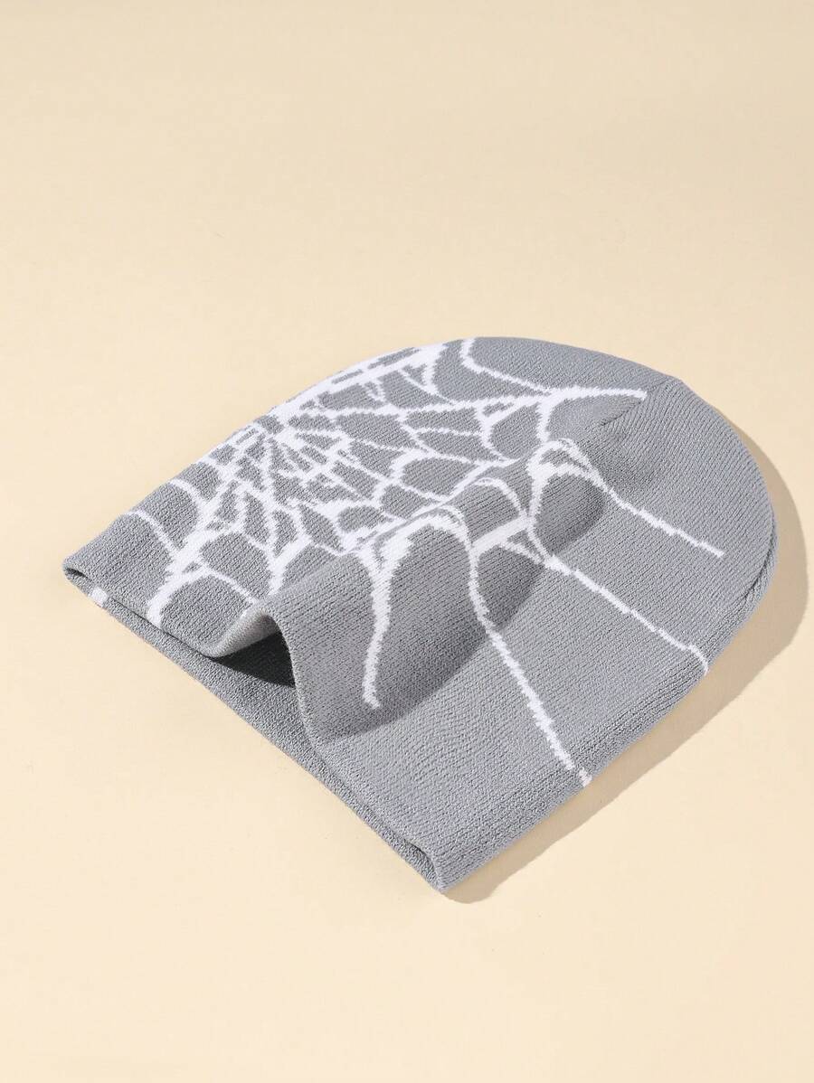 Spider Web Pattern Beanie