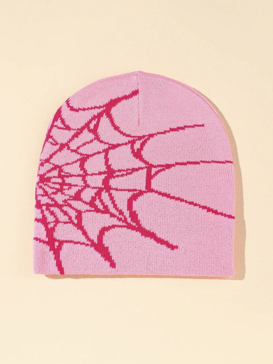 Spider Web Pattern Beanie