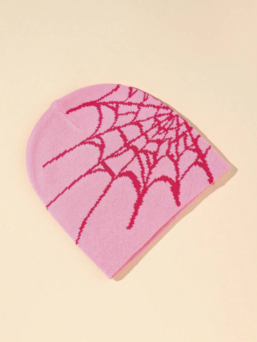 Spider Web Pattern Beanie