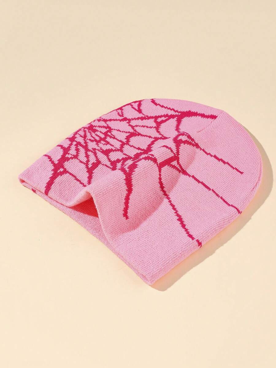 Spider Web Pattern Beanie