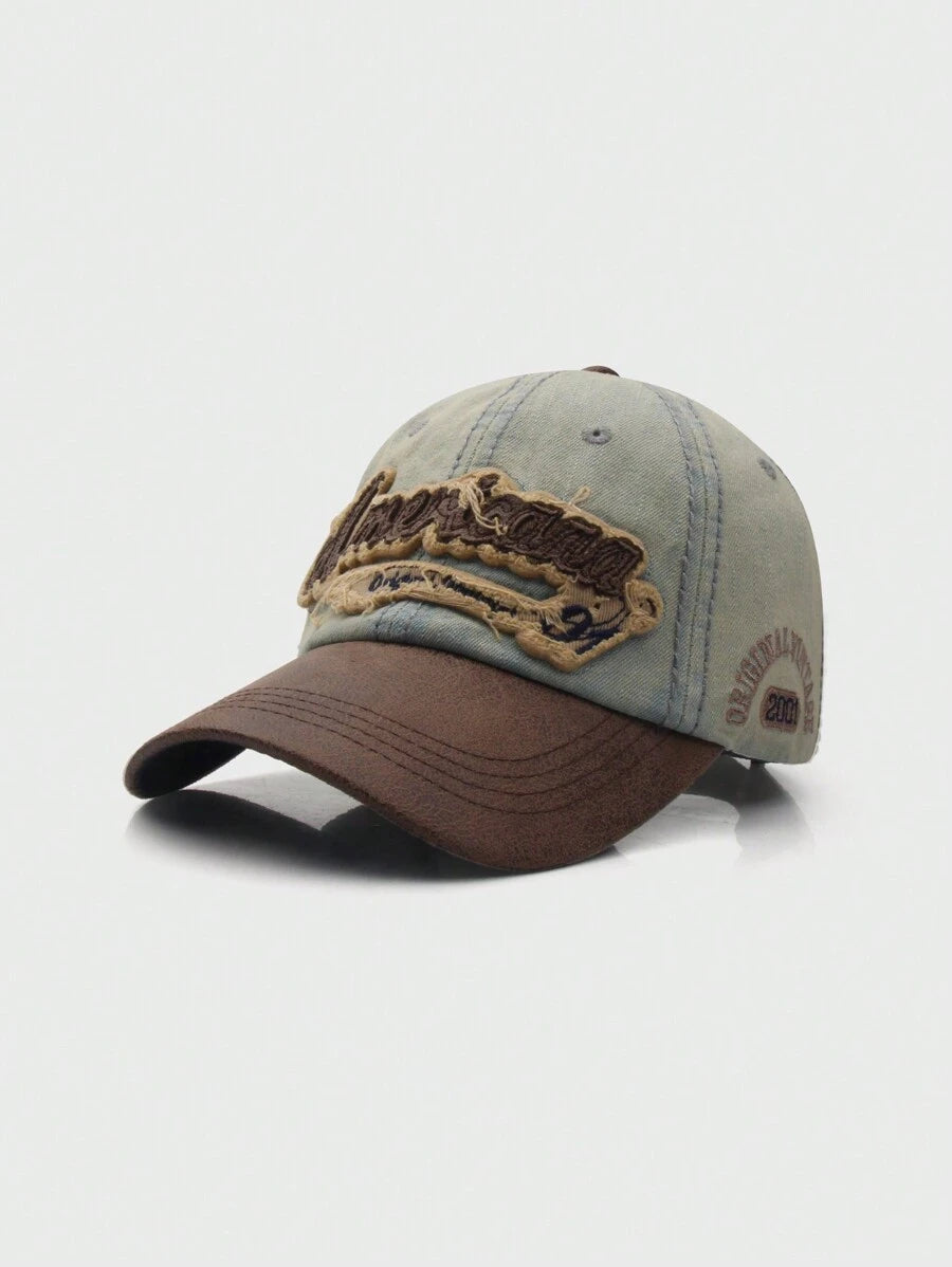 Letter Patch Baseball Cap Street