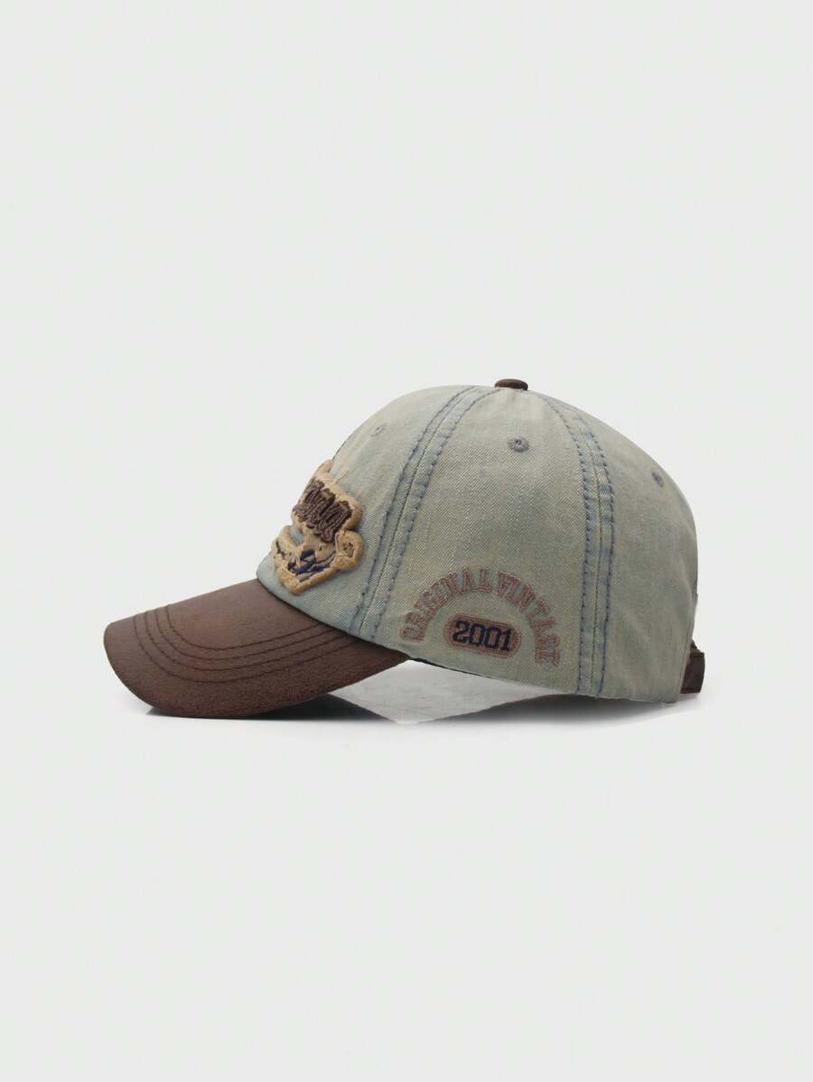 Letter Patch Baseball Cap Street