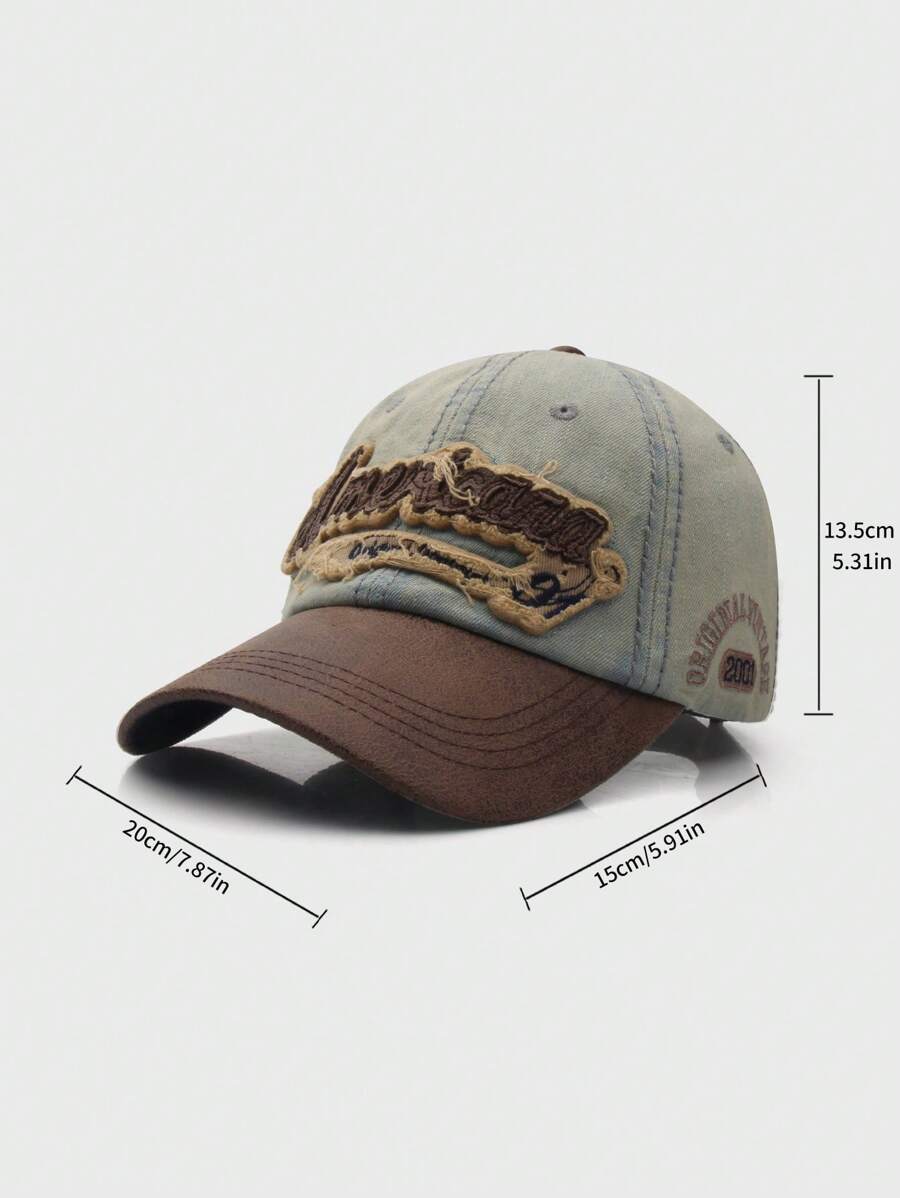 Letter Patch Baseball Cap Street