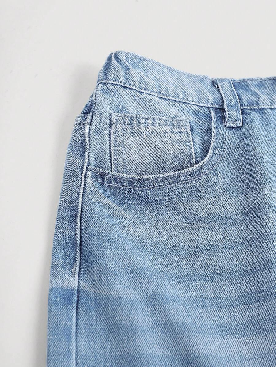 Loose Fit Casual Denim