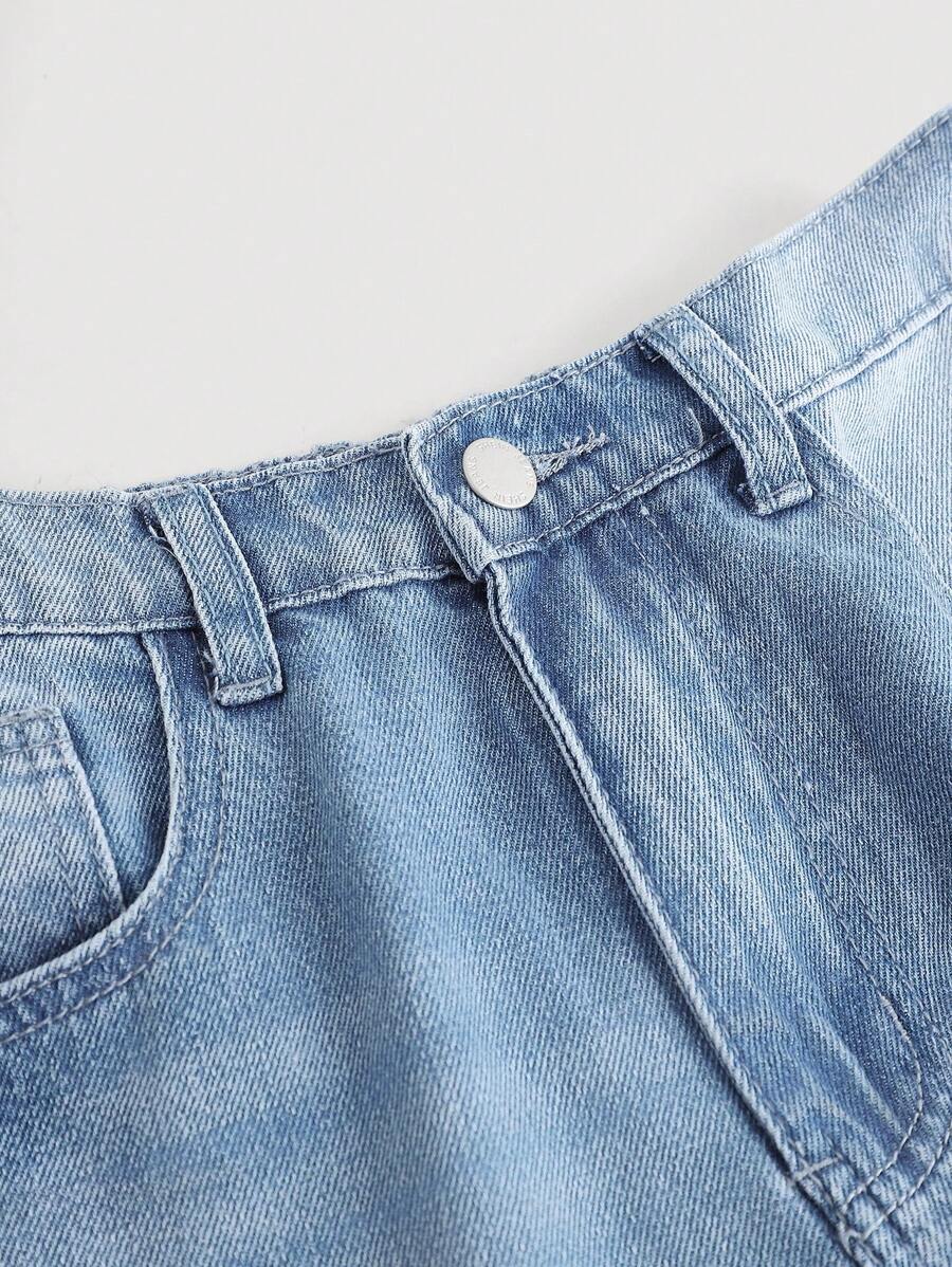 Loose Fit Casual Denim