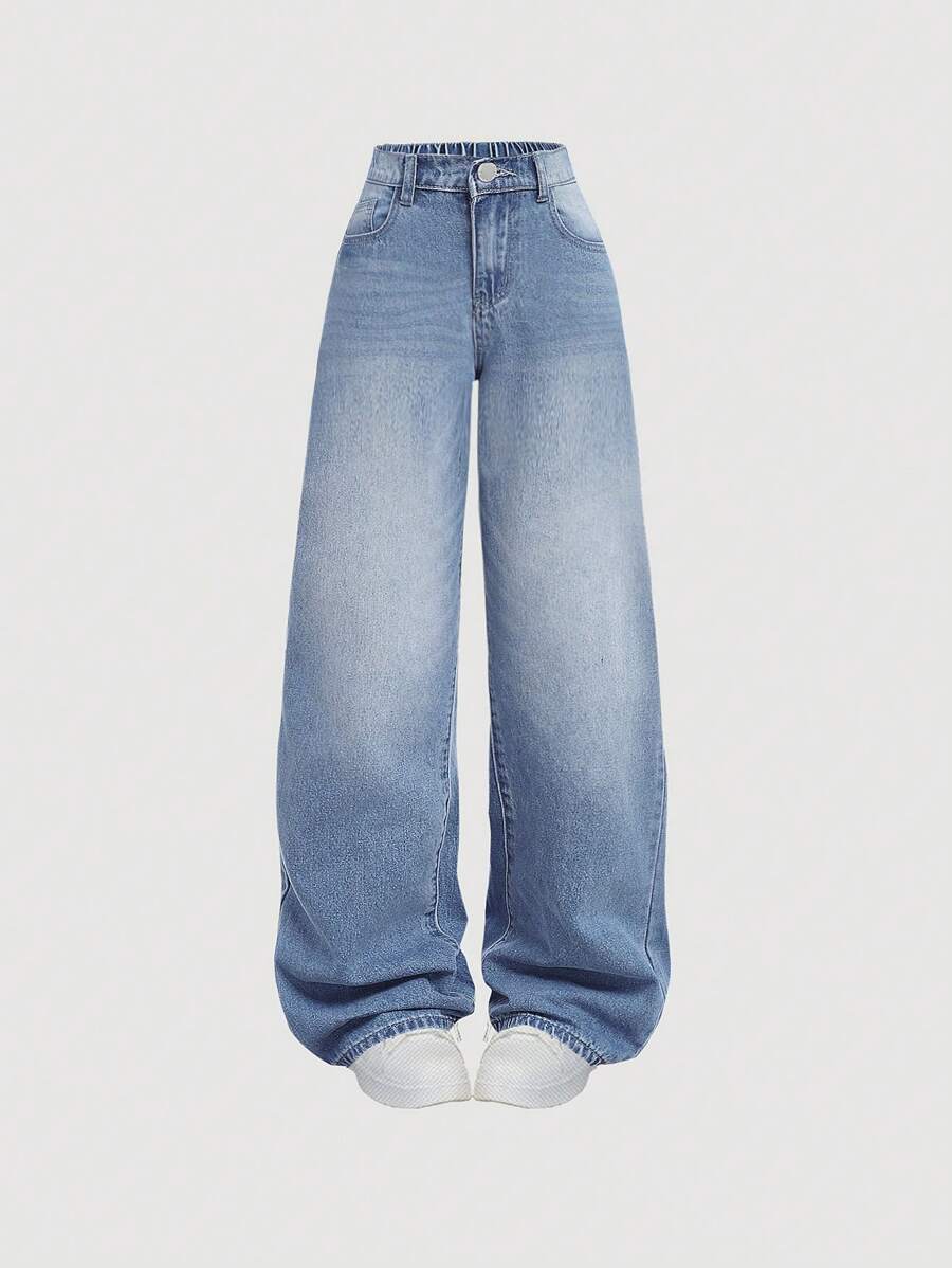 Loose Fit Casual Denim