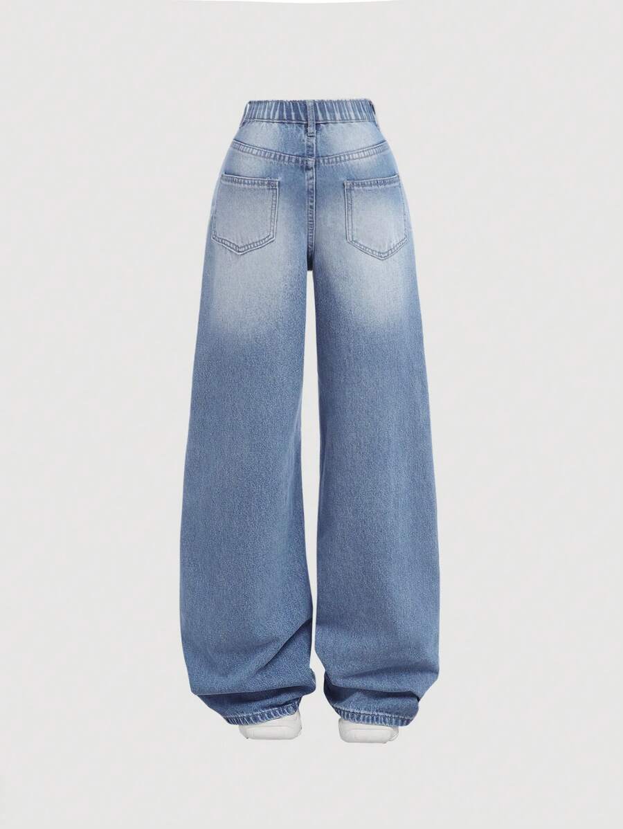 Loose Fit Casual Denim