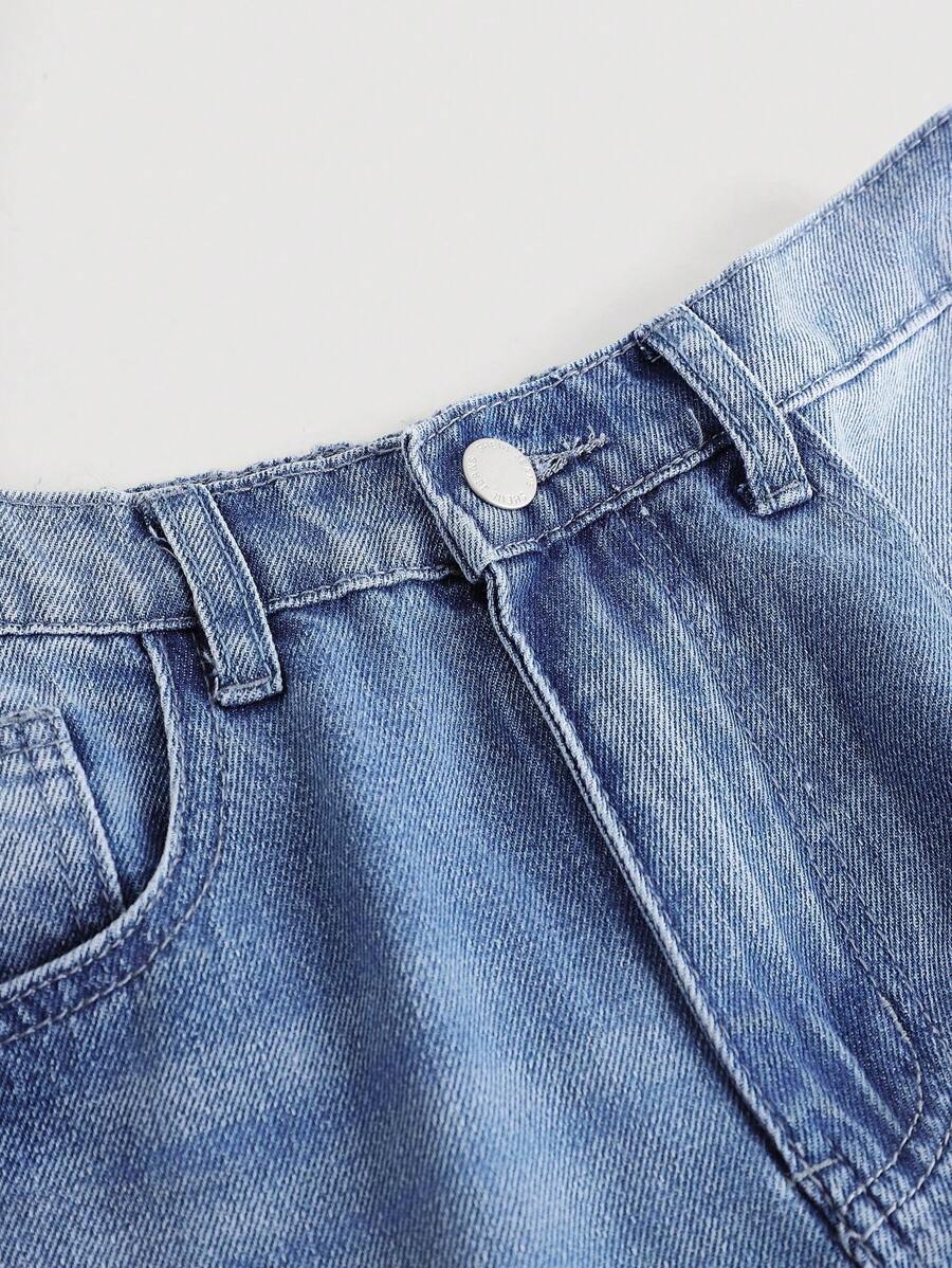 Loose Fit Casual Denim