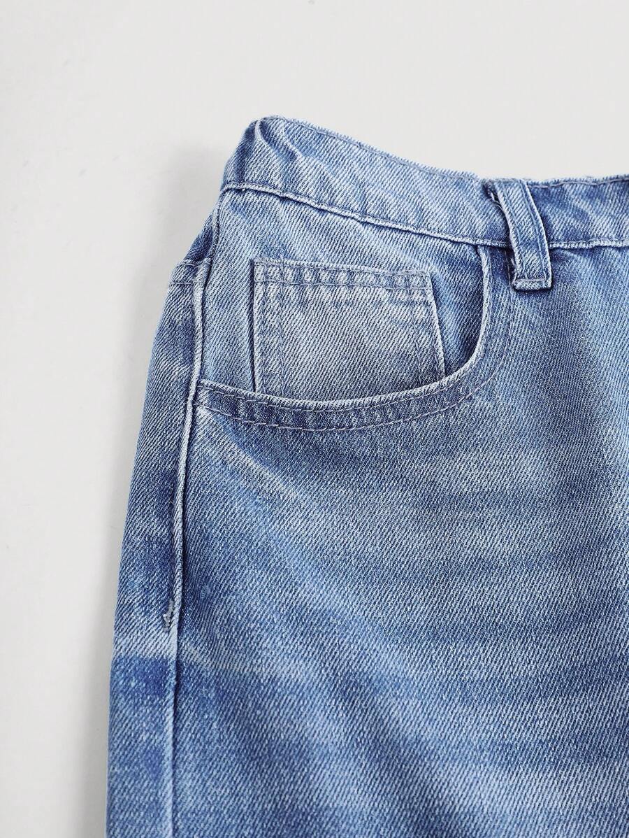 Loose Fit Casual Denim