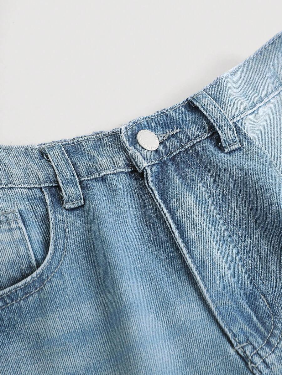 Loose Fit Casual Denim