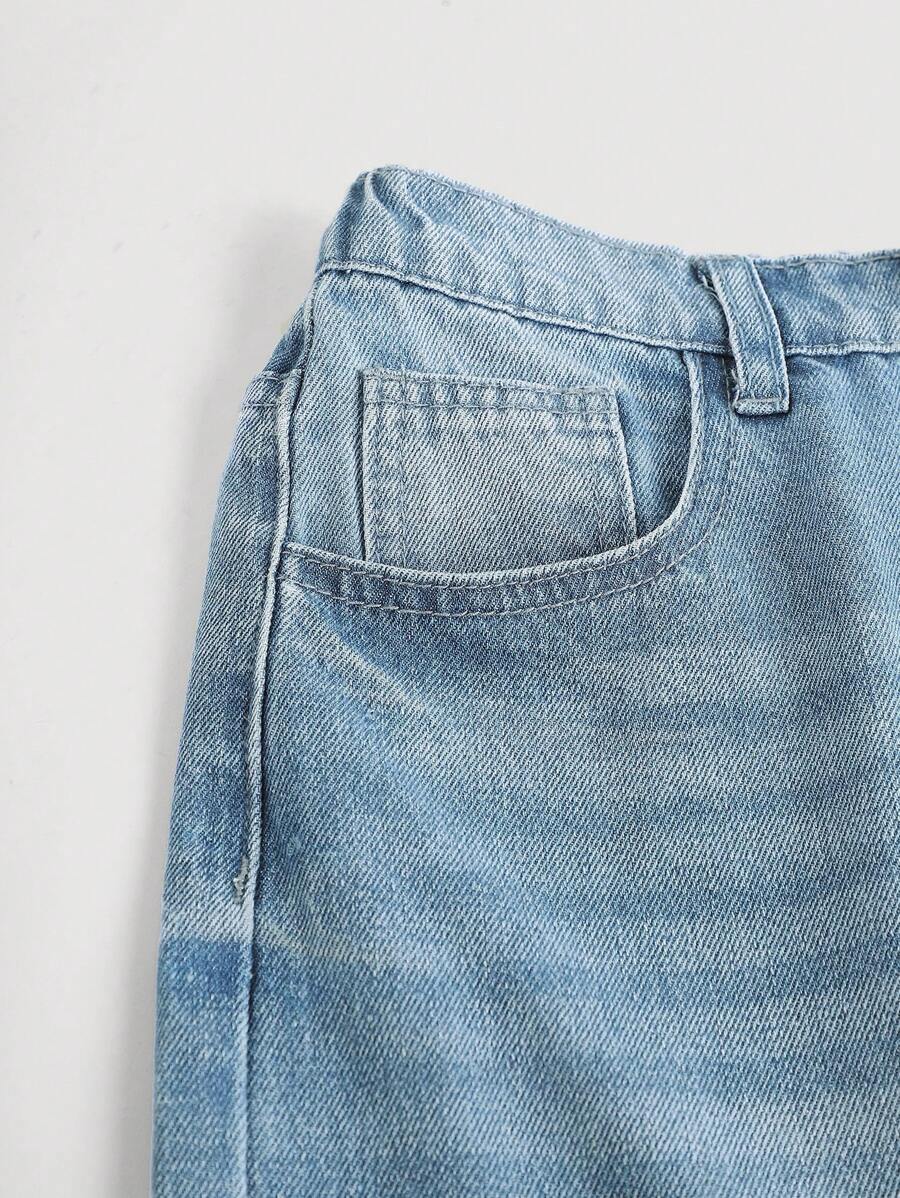 Loose Fit Casual Denim