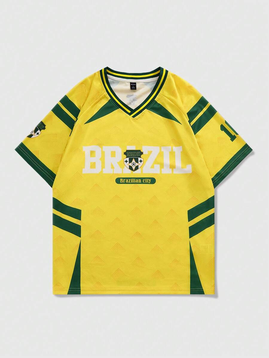 Brazil Football Sports Jersey