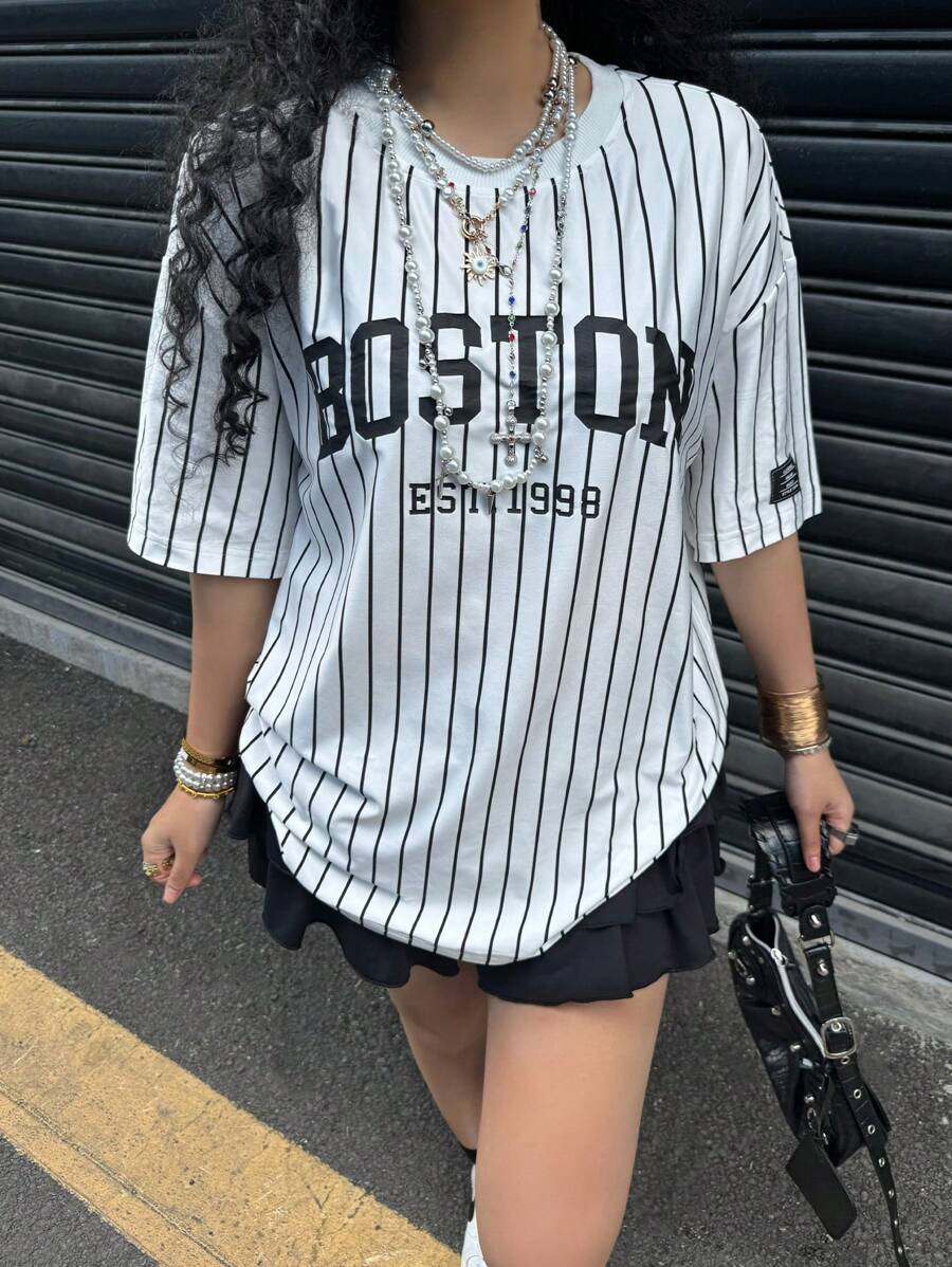 White & Black Boston Football Jersey