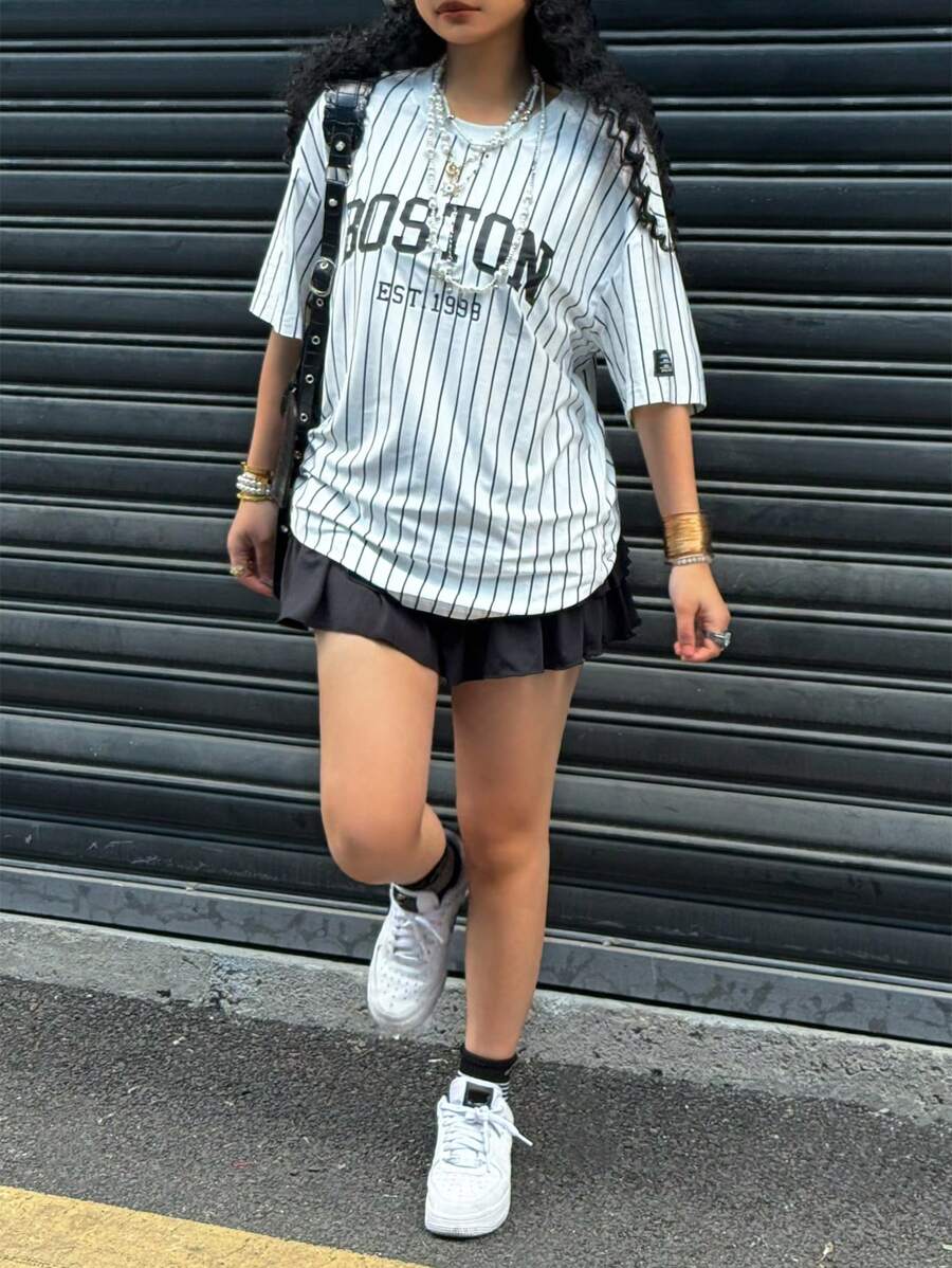 White & Black Boston Football Jersey