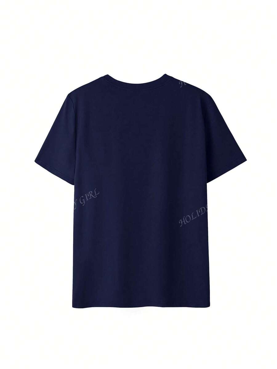 Casual Lip Print Tee