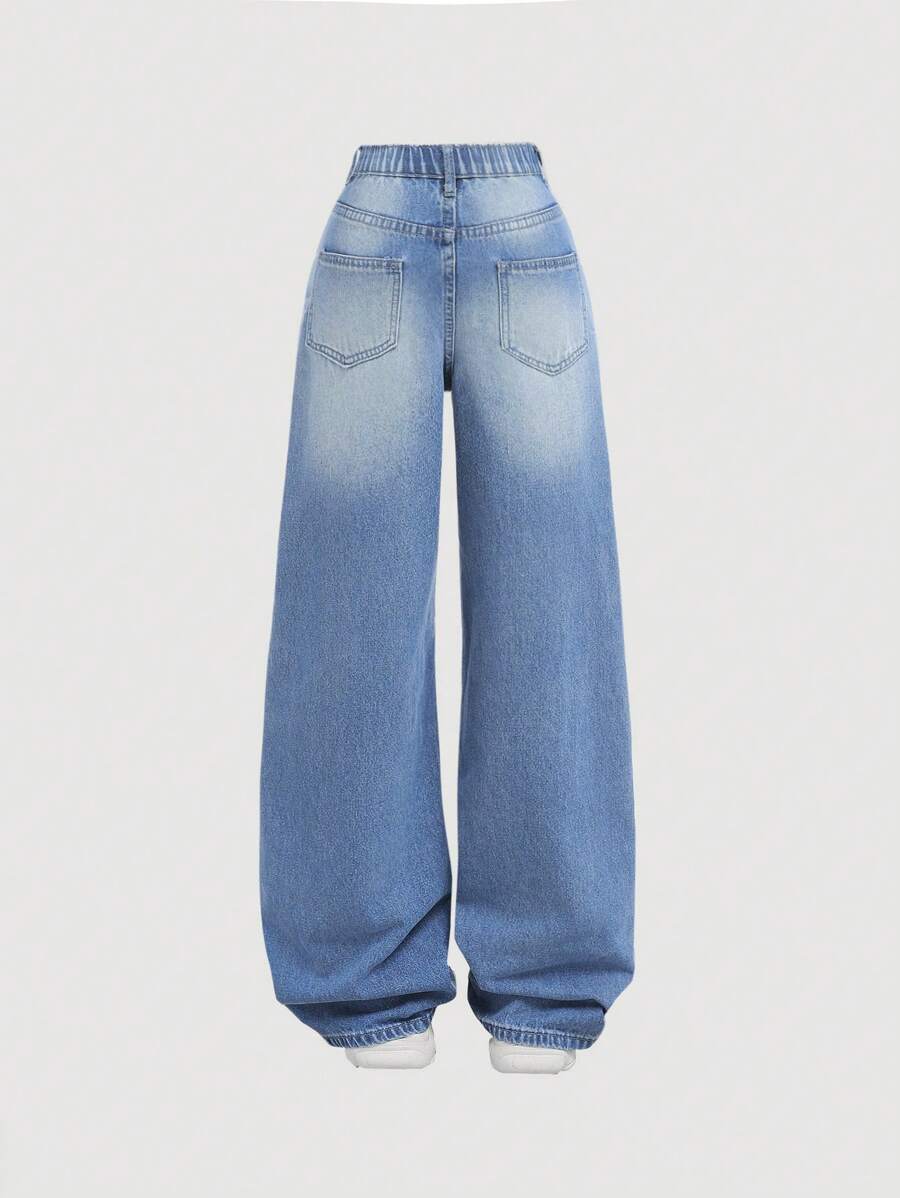Loose Fit Casual Denim