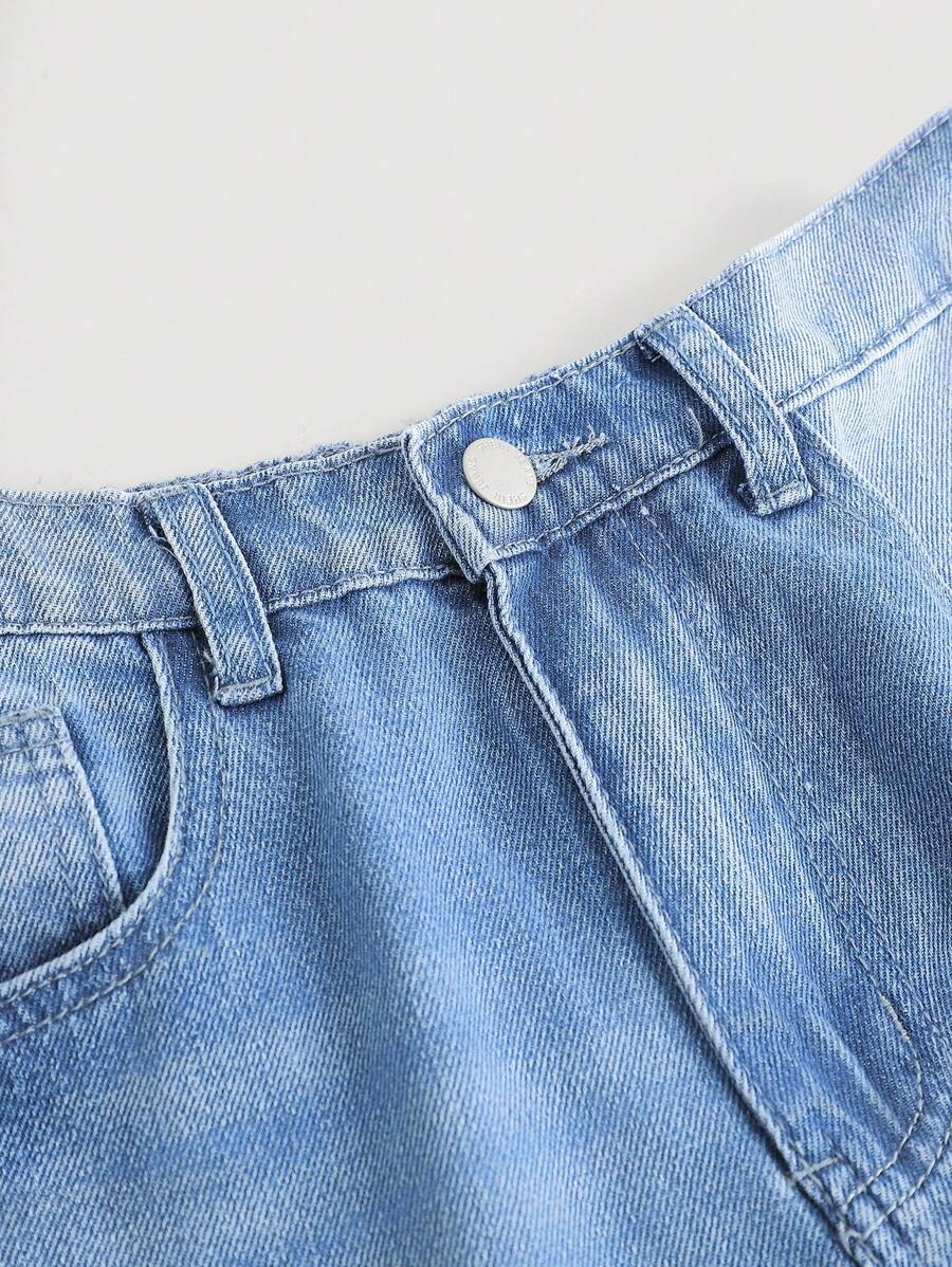 Loose Fit Casual Denim