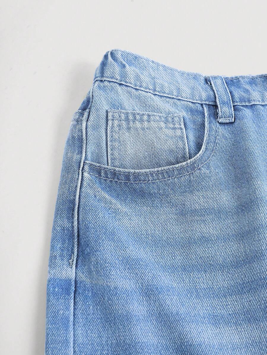 Loose Fit Casual Denim