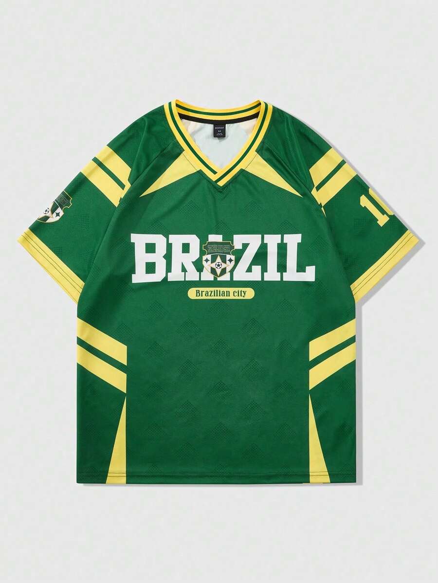 Brazil Football Sports Jersey