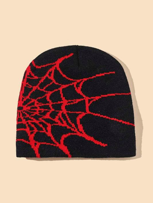 Spider Web Pattern Beanie