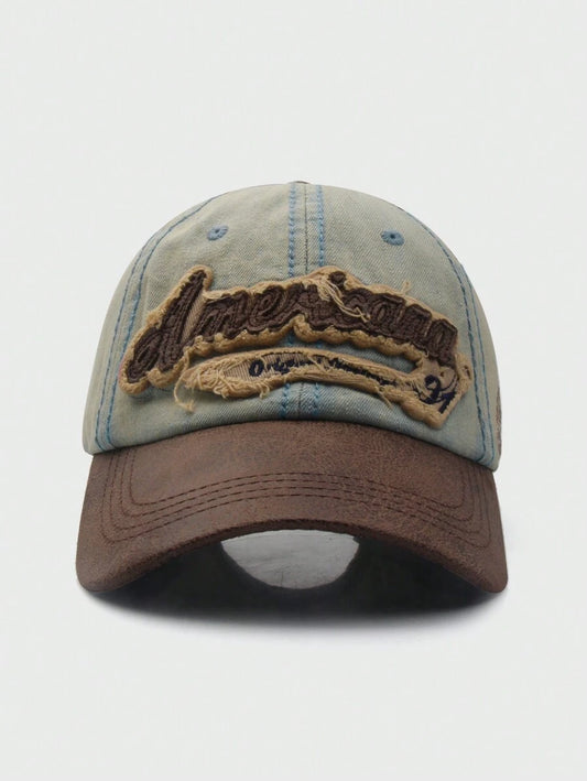Letter Patch Baseball Cap Street