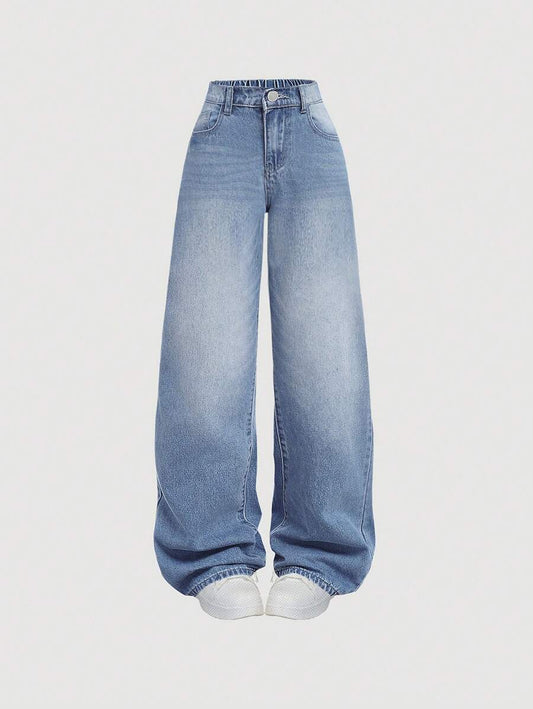 Loose Fit Casual Denim