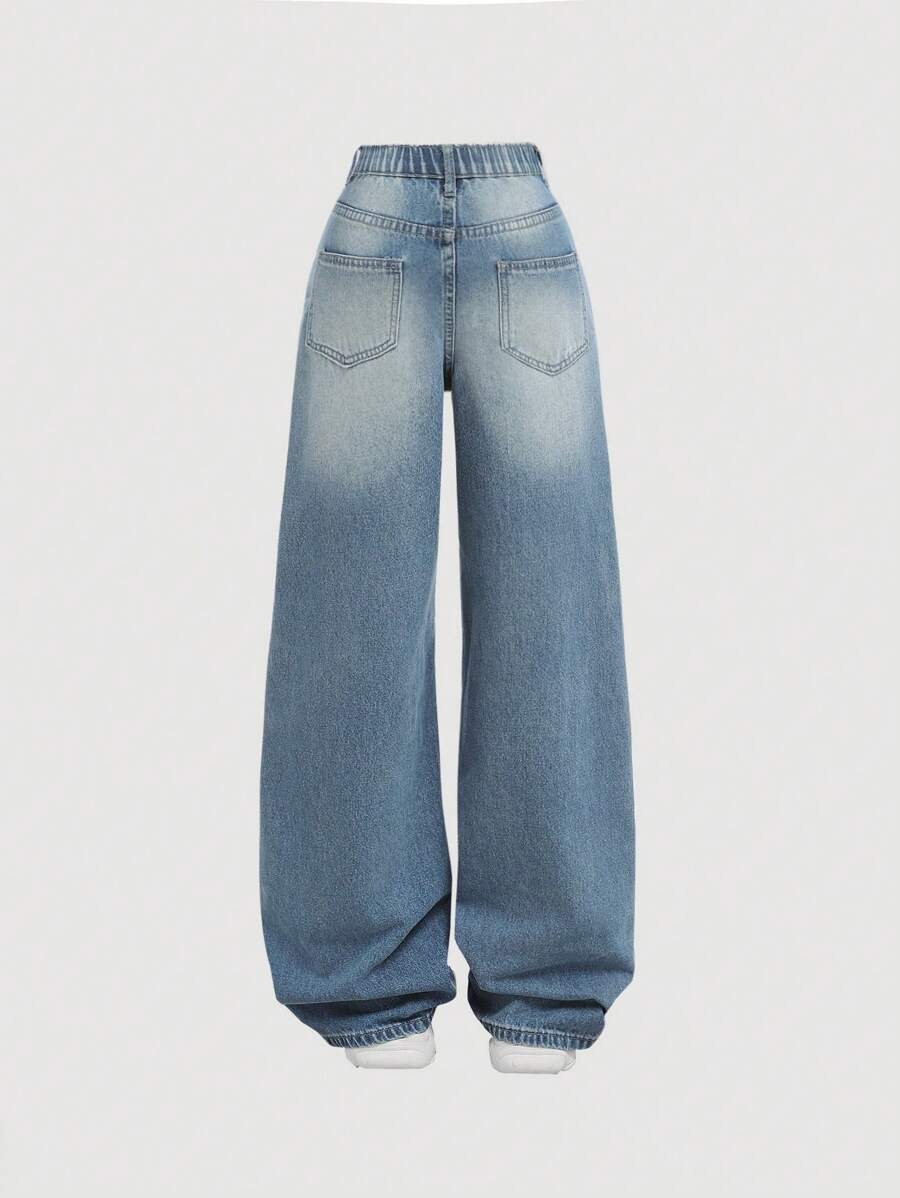 Loose Fit Casual Denim