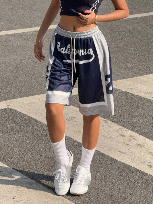 Breathable California Print Shorts