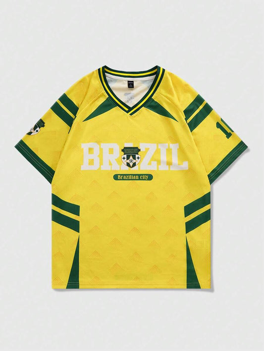 Brazil Football Sports Jersey