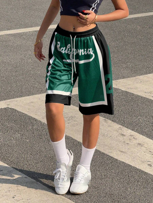 Breathable California Print Shorts