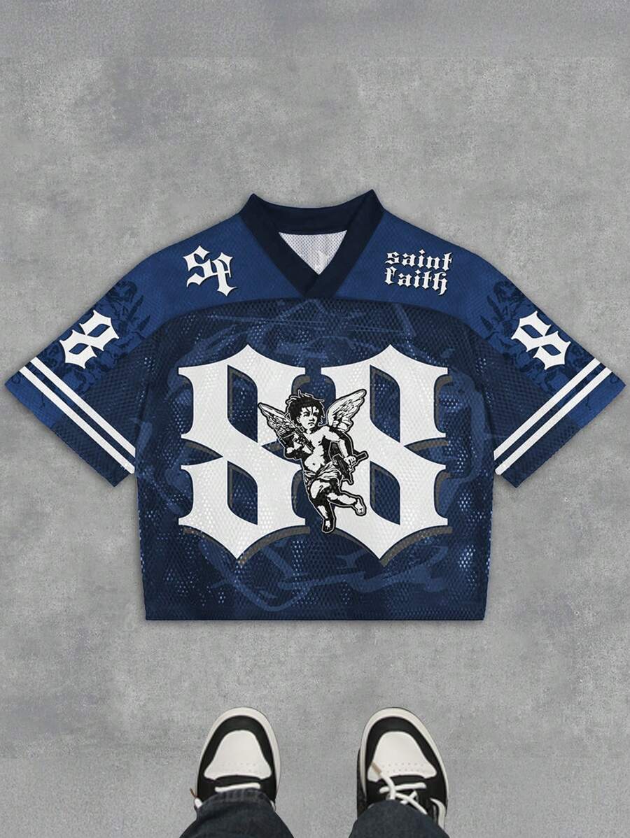 Angel V-Neck Short Sleeve Jersey